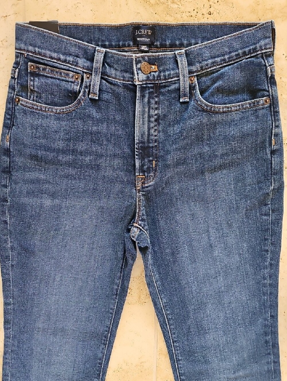 NWT J. Crew Boot Cut Indigo Wash Jeans Sz 28P - Picture 3 of 11
